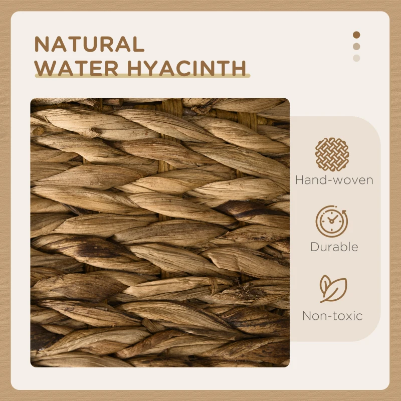 PawHut Elevated Cat Bed with Three Hideaways & Four Soft Plush Cushions, Cat Tower with Hand-Woven Materials, Multi-Layer Raised Kitten Bed Caves