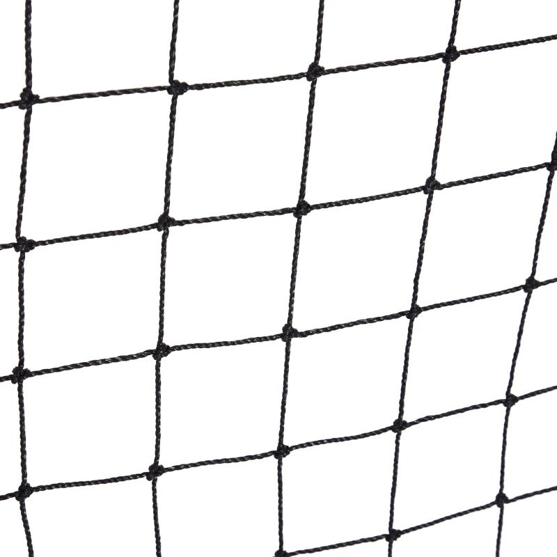 HOMCOM Volleyball Rebounder Net Football Training Aid Kickback Target Play Red