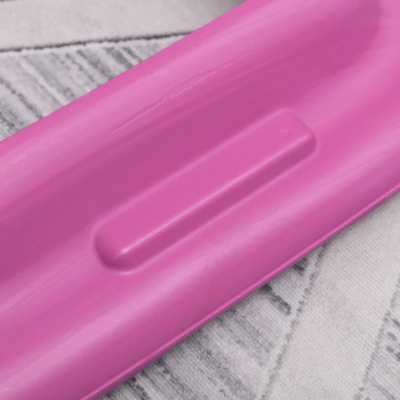 Soozier 43" Adjustable Aerobic Platform Stepper 3 Level with Risers 4” 6” 8” Cardio Fitness Trainer Workout Step Home Gym Exercise, Black Purple