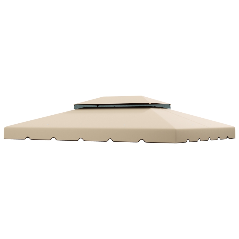 Outsunny Model 84C-101 or 84C-144 13' x 10' Gazebo Replacement Canopy, Gazebo Top with Double Vented Roof (TOP ONLY), White