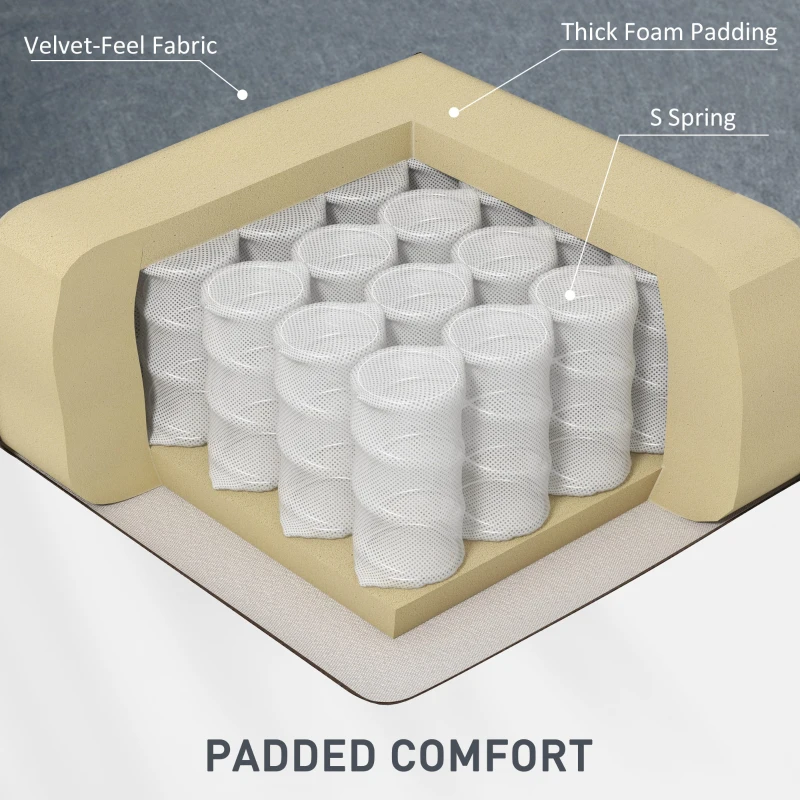 HOMCOM Manual Recliner Chair with Vibration Massage, Reclining Chair for Living Room with Side Pockets, Dark Grey