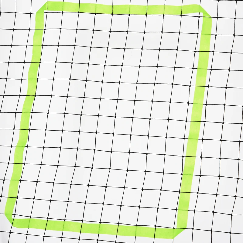 Soozier 4 x 5.7ft Volleyball Rebounder Net with Strike Zone, Baseball Lacrosse Training Net for Pitching and Fielding