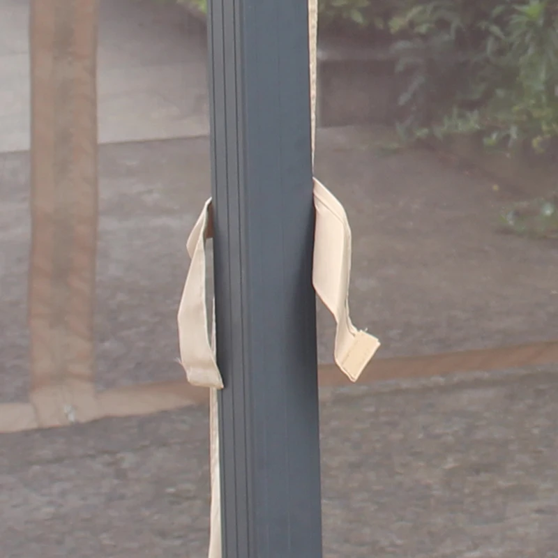 Outsunny 10' x 12' Hardtop Gazebo Canopy with Polycarbonate Roof, Aluminum Frame, Permanent Pavilion Outdoor Gazebo with Netting, for Patio, Garden, Backyard, Deck, Lawn, Gray, Brown