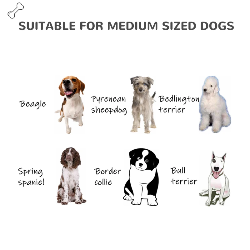 PawHut Plastic Dog House Puppy Kennel Pet Shelter with Raised Base Window Door for Large Medium Dogs Indoor & Outdoor 44"L x 33"W x 31.5"H Grey, White