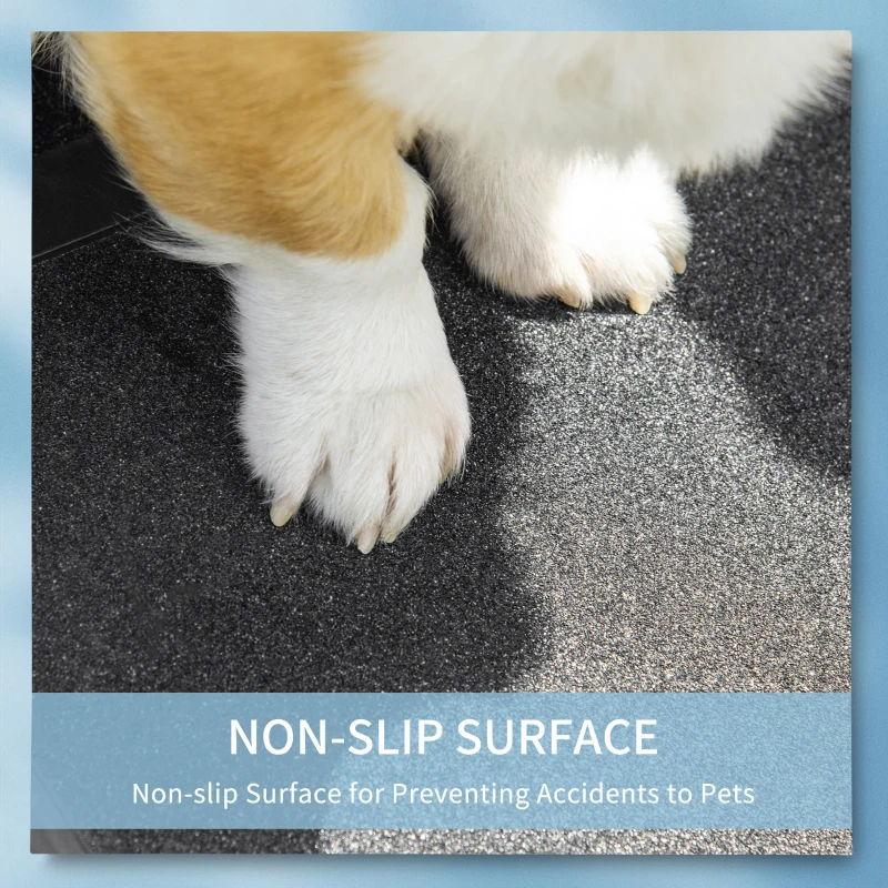 PawHut 72-Inch Portable Folding Dog Ramp for Cars, Trucks, SUVs, Non-Slip Pet Ramp for Large Dogs, Aluminum Frame for up to 198 LBS