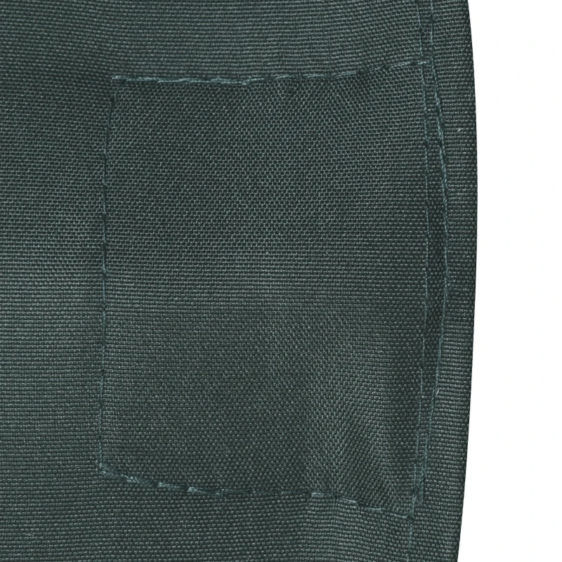 Outsunny 10' x 10' Square Gazebo Canopy Replacement UV Protected Top Cover Sun Shade Grey