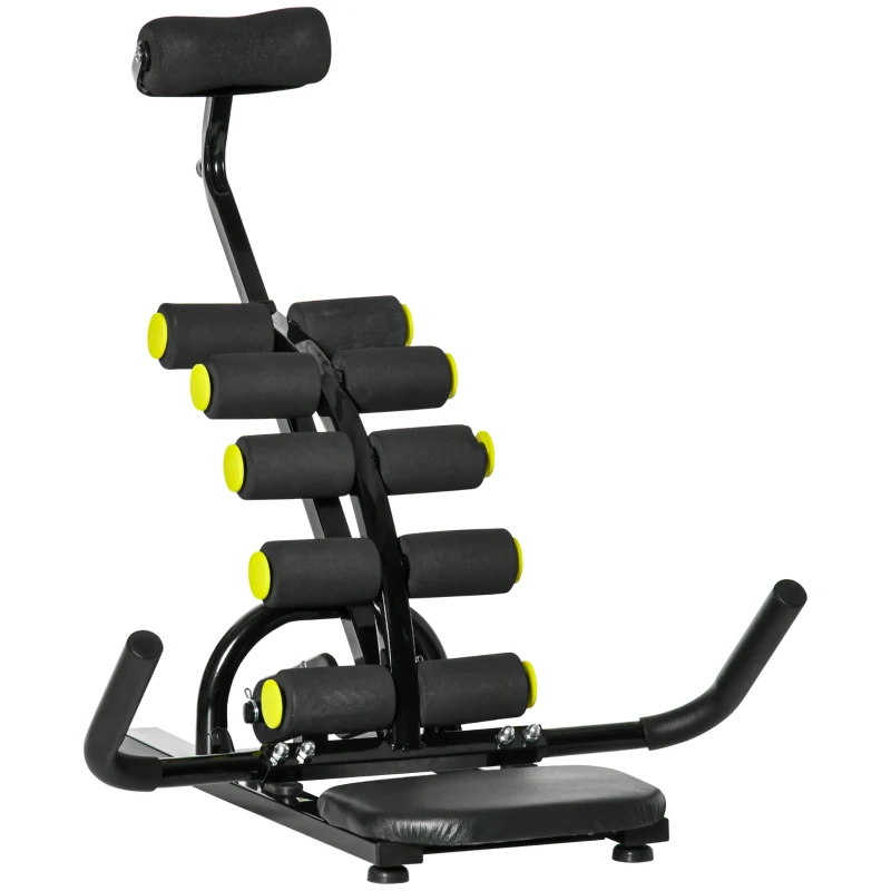 Soozier Core & Abdominal Trainers, Height Adjustable Inversion / Sit Up Exercise Equipment, Ab Crunch Machine, Compact Whole Body Fitness Equipment