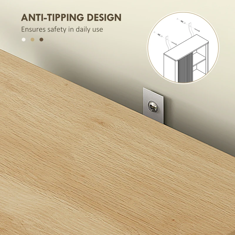 HOMCOM Over The Toilet Storage Cabinet, Bathroom Space Saver Cabinet with Adjustable Shelf, Bathroom Organizer, White