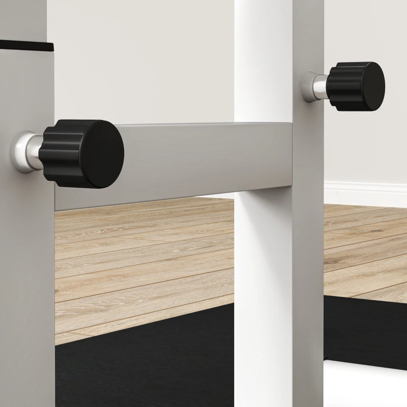 Soozier 265 LBS Preacher Curl Bench for Strength Training, Adjustable Seated Arm Isolated Barbell Dumbbell Bicep Station, White