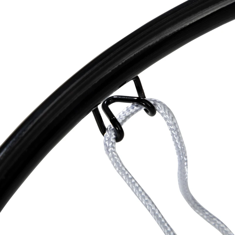 Soozier Wall Mounted Basketball Hoop, 43" x 28" Backboard, Mini Basketball Hoop, Over the Door Basketball Hoop with for Kids and Adults, Outdoors and Indoors Use