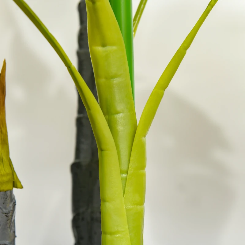 HOMCOM 4FT Artificial Monstera Tree, Faux Decorative Plant in Nursery Pot for Indoor or   Décor