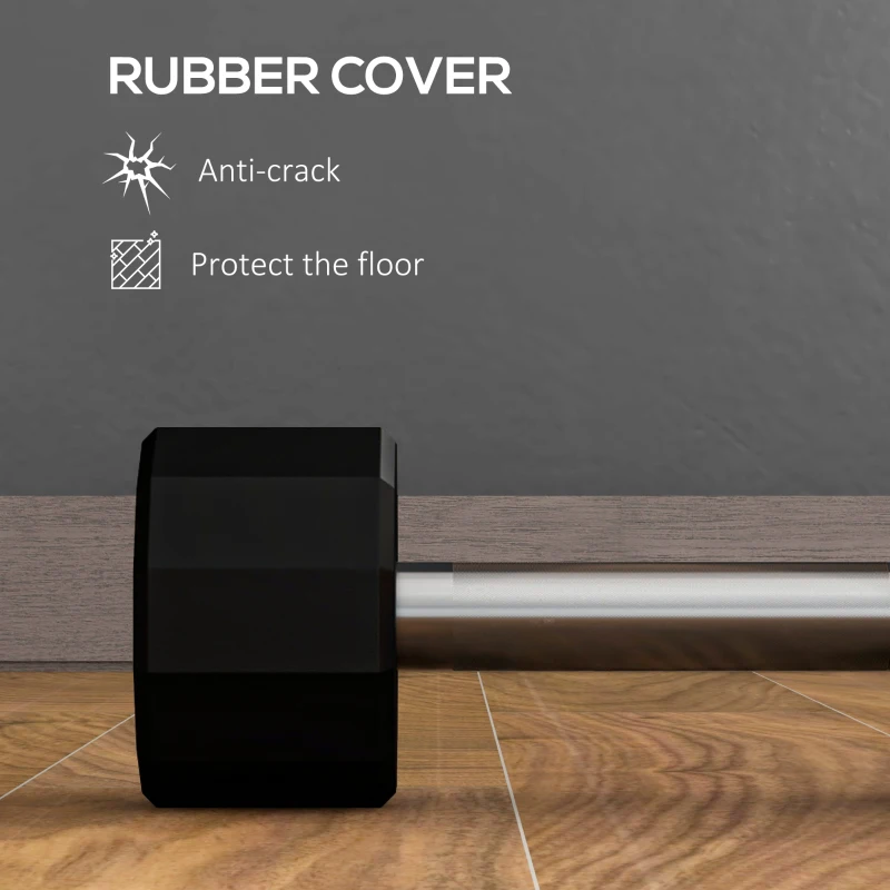 Soozier 2 x 10lbs Dumbbells Set with Non-Slip Grip, Rubber Covered Weights for Men Women Home Gym Workout