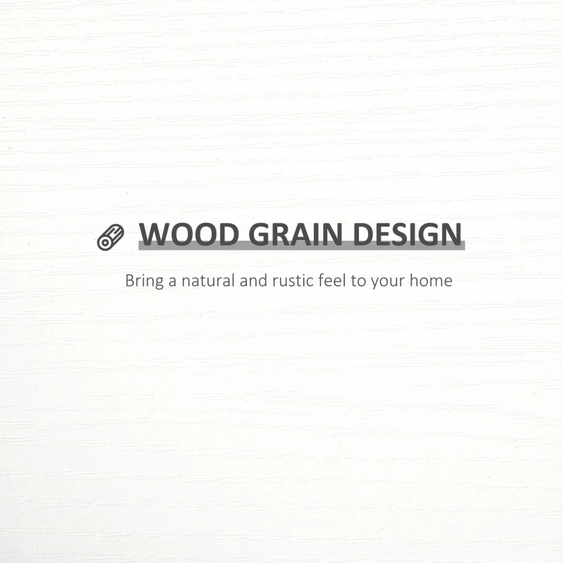 HOMCOM Set of 3 31.5" Wooden U-Shaped Floating Shelves Set Wall Mounted Hanging Bookshelf CD DVD Storage Display for Bedroom Living Room Kitchen, White