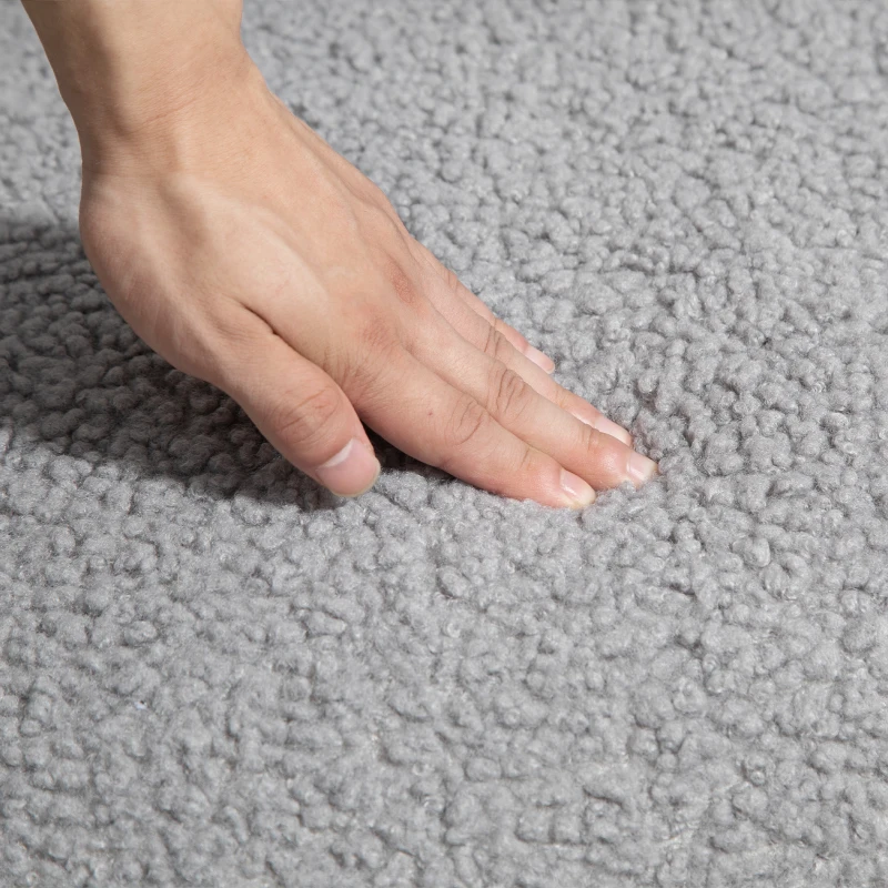 HOMCOM Lounge Chair for Bedroom Living Room Chair with Soft Upholstery and Gold Legs Charcoal Grey