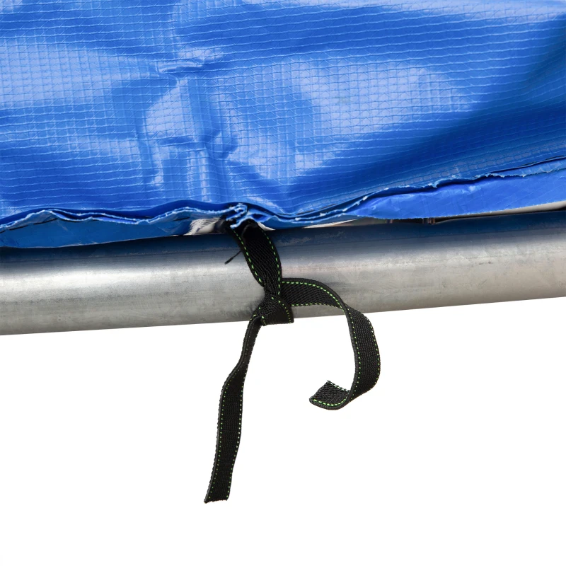 HOMCOM ⌀8ft Trampoline Pad ⌀96" Spring Safety Replacement Gym Bounce Jump Cover EPE Foam Blue