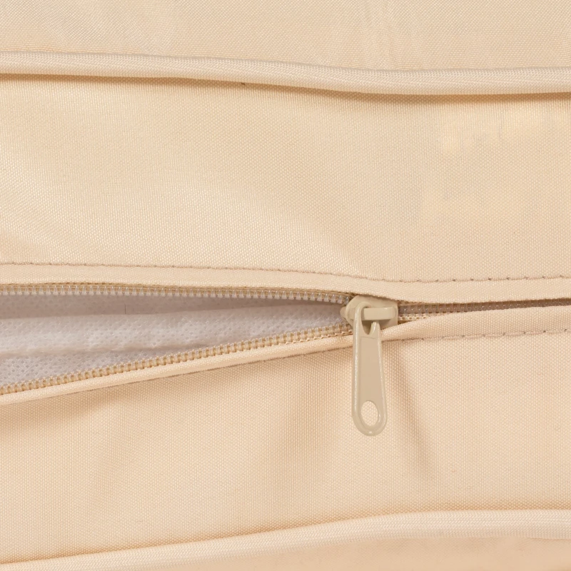 Outsunny Patio Chair Cushions, Thick Deep Seat Outdoor Seat Cushion with Back Cushion, Beige