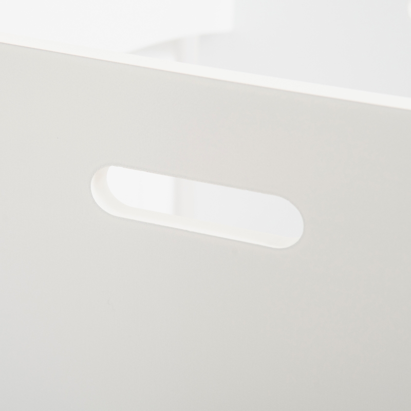 HOMCOM Kids Kitchen Stool with Adjustable Height, Counter Step Stool for Toddlers for Kids, White