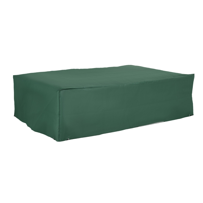 Outsunny Patio Furniture Covers, Waterproof, Windproof and Anti-UV 300D Oxford Fabric Large Outdoor Furniture Cover for Outdoor Sectional Sofa Set, 97" x 65" x 26", Green