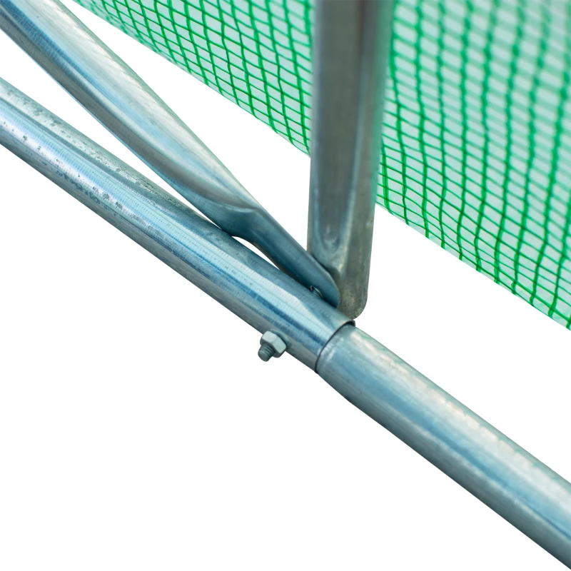 Outsunny 26' x 10' x 6.6' Large Walk in Tunnel Greenhouse Garden Plant Seed Green House Premium Steel Frame