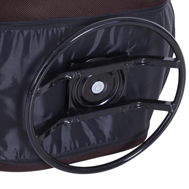 HOMCOM 360 Degree Swivel Floor Gaming Chair Folding Video Floor Lazy Couch Floor Lounge Bed Recliner w/ 5-Position Adjustable Backrest