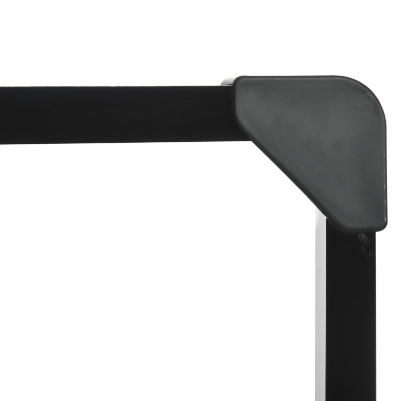 Soozier Wall Mounted Mini Basketball Hoop with 45" x 29" Backboard, Rim and All-Weather Net for Indoor and Outdoor Use