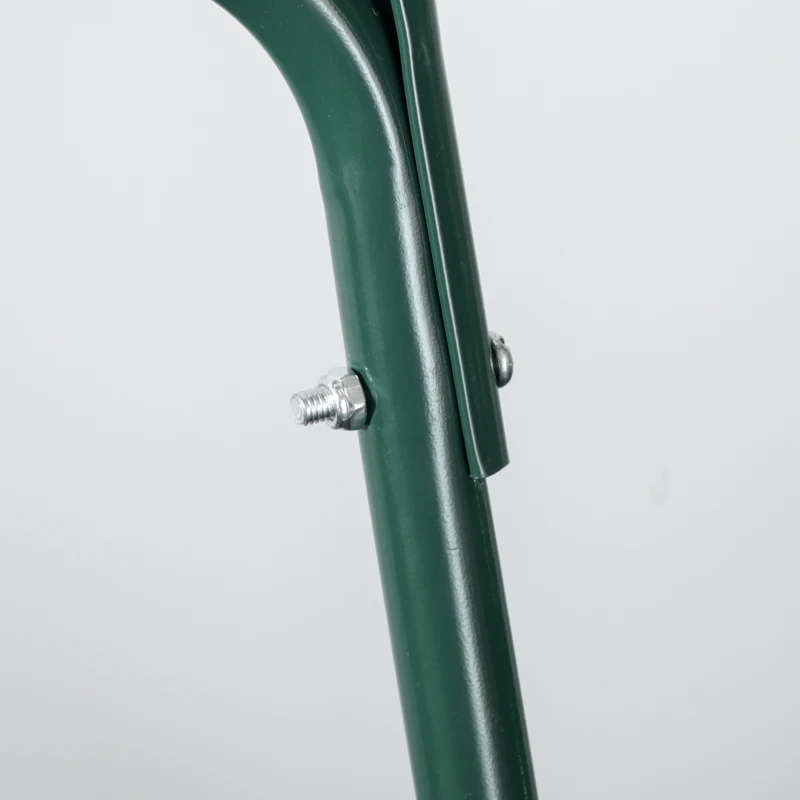 Outsunny 20-Inch Push/Tow Behind Lawn Roller Filled with 16 Gal Water or Sand, Perfect for Flattening Sod in the Garden