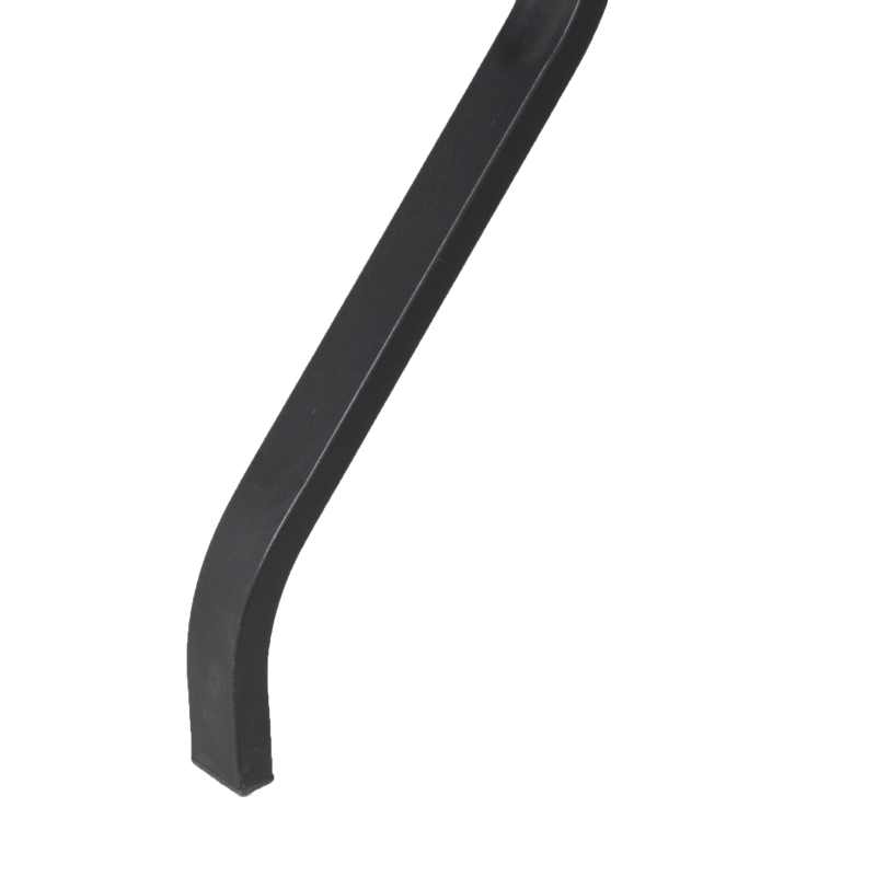 Outsunny 5pc Patio Garden Table Set Outdoor Furniture Dining Set w/ Metal Slat Finish and 1.75" Umbrella Hole for Backyard Porch, Grey