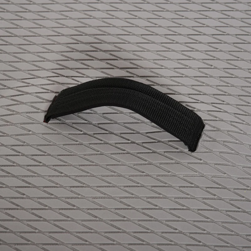 Soozier Inflatable Paddle Board, 10'×31.5"×6" Stand Up Paddle Board, Lightweight & Foldable w/ ISUP Accessories & Carry Bag, Aluminum Paddle, Fix Accessories Set, Air Pump, Leash