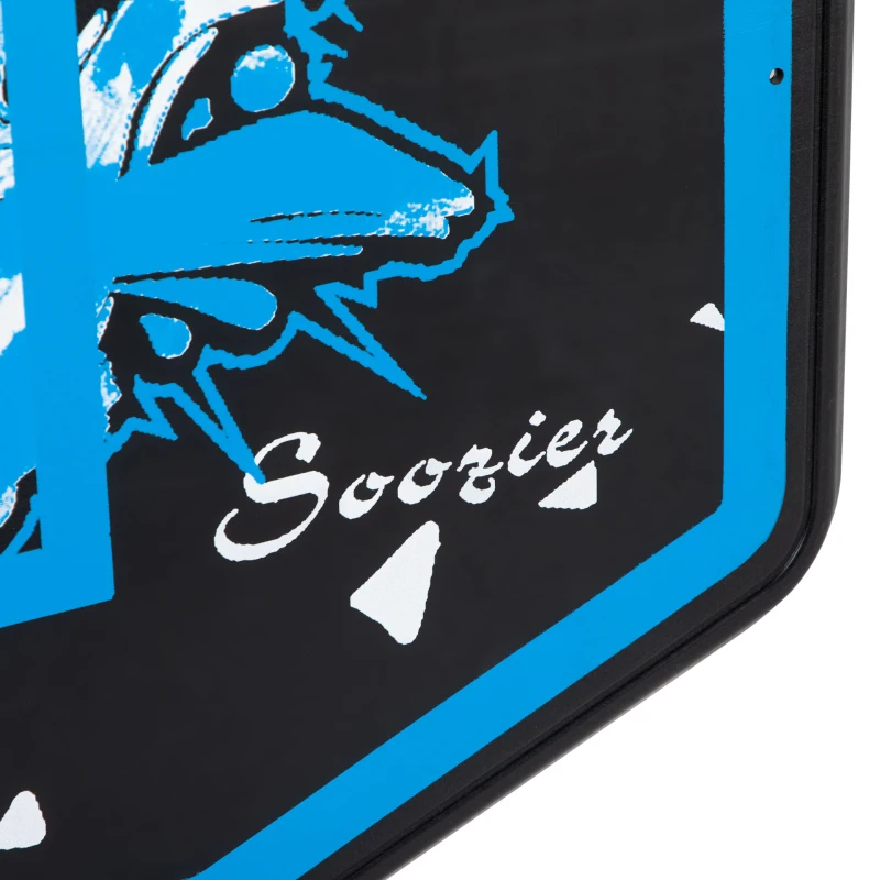 Soozier Wall Mounted Basketball Hoop, 43" x 28" Backboard, Mini Basketball Hoop, Over the Door Basketball Hoop with for Kids and Adults, Outdoors and Indoors Use