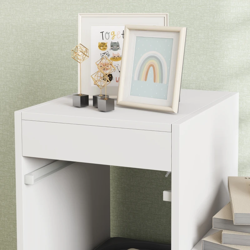 Qaba 3 Layers Kids Toy Storage Organizer with 6 Storage Bins, Kids Bookshelf for Ages 3-8 Years, Play Room, Bedroom, Gray