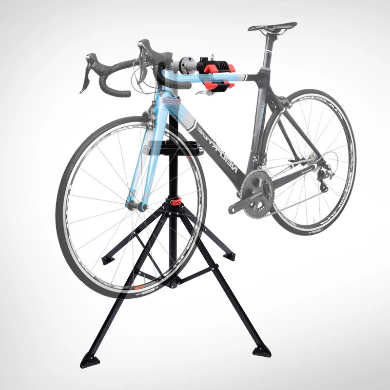 HOMCOM Bike Repair Work Stand Adjustable Telescopic Arm 70.75" Rack Tool Tray Cycle