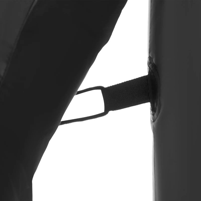 Outsunny 8ft Inflatable Halloween Pumpkin Head Ghost in A Hat, Blow Up LED Display for Garden Indoor Outdoor