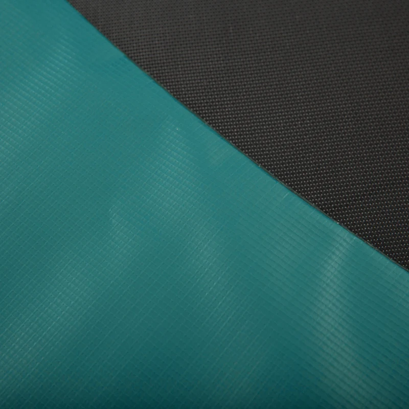 Soozier 14FT Trampoline Pad Replacement, Φ168" Spring Cover, Water-Resistant Universal Round Trampoline Safety Pad, No Holes for Pole, Green