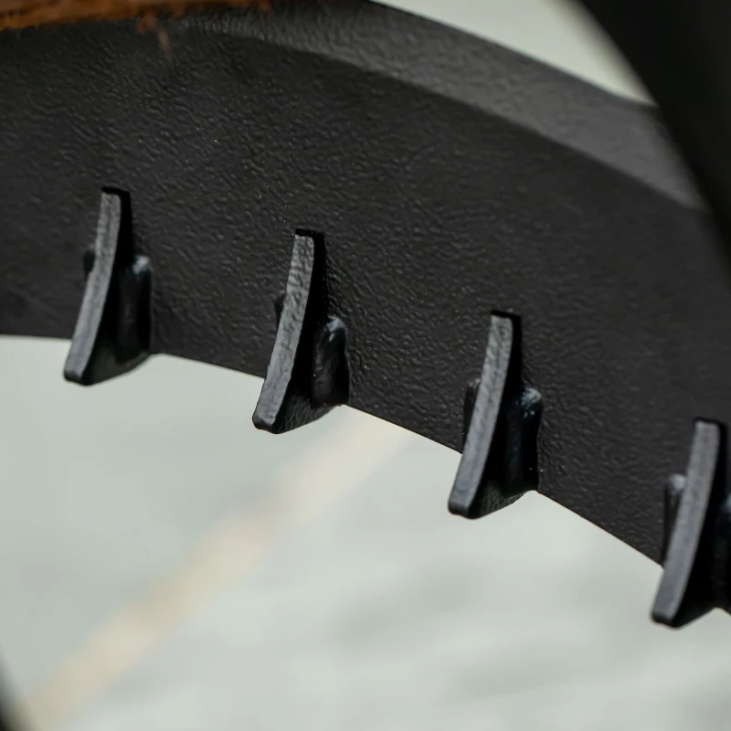 Outsunny Wood Splitter, Firewood Kindling Splitter for 8.75" Diameter Wood with Carbon Steel Wedge, Indoor/Outdoor Use for Bonfires or Camping Trips, Black