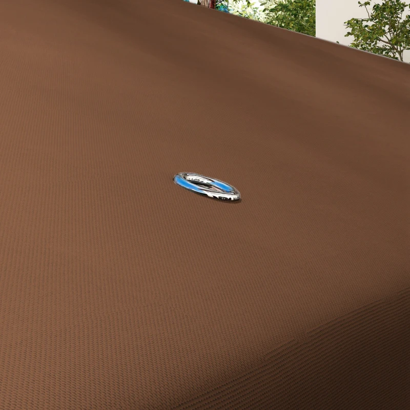 Outsunny Model 84C-101 or 84C-144 13' x 10' Gazebo Replacement Canopy, Gazebo Top with Double Vented Roof (TOP ONLY), Coffee