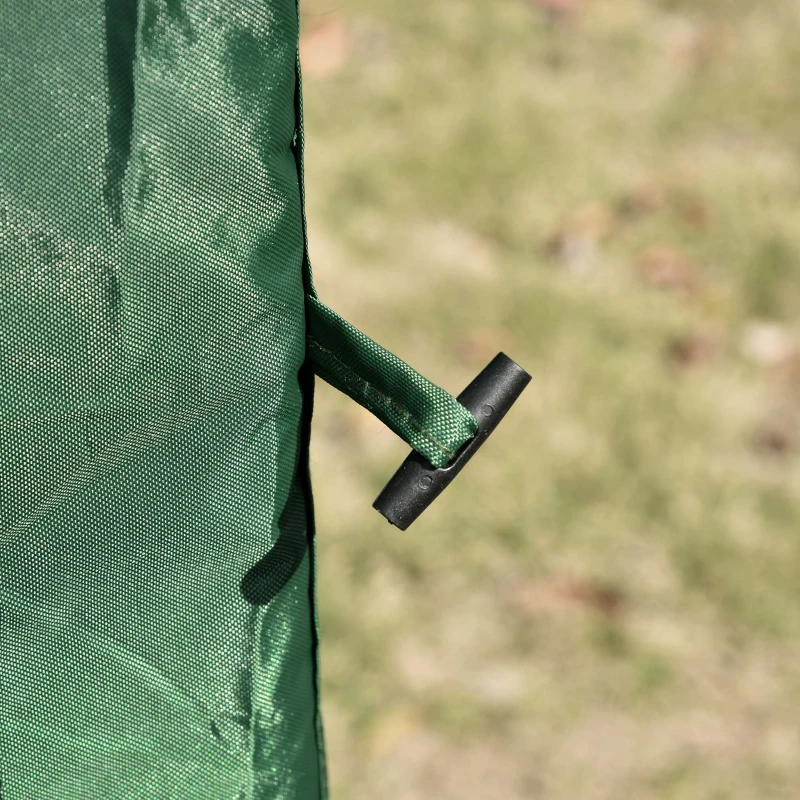 Outsunny Pop-Up Tent, Foldable Screen Tent with Carry Bag, Zippered Door and Ground Stakes, Fits 3-4 People, Green