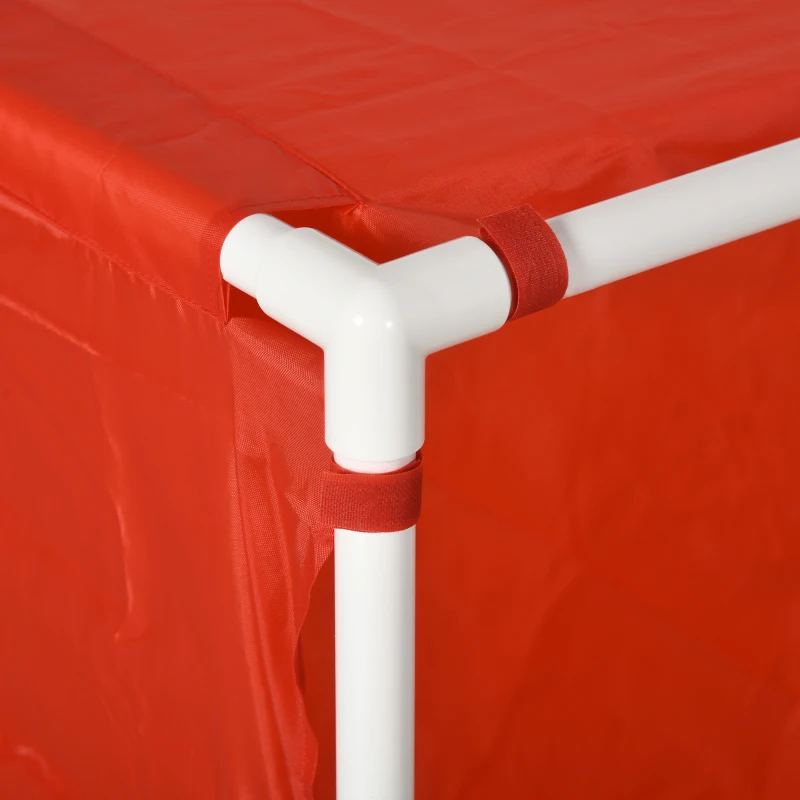 PawHut Dog Agility Training Equipment Set with Adjustable Hurdle, Tunnel, Chute, Weave Poles, Pause Box, Panels, Outdoor Obstacle Course Kit with Whistle