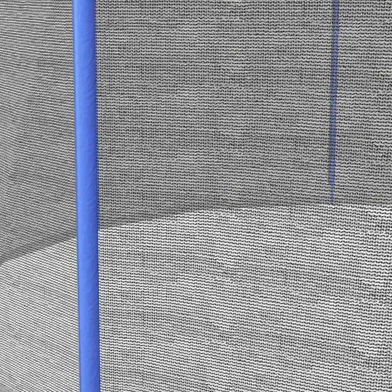 Soozier Trampoline Net Enclosure, Trampoline Netting Replacement with Zippered Entrance for 8ft Round Trampoline