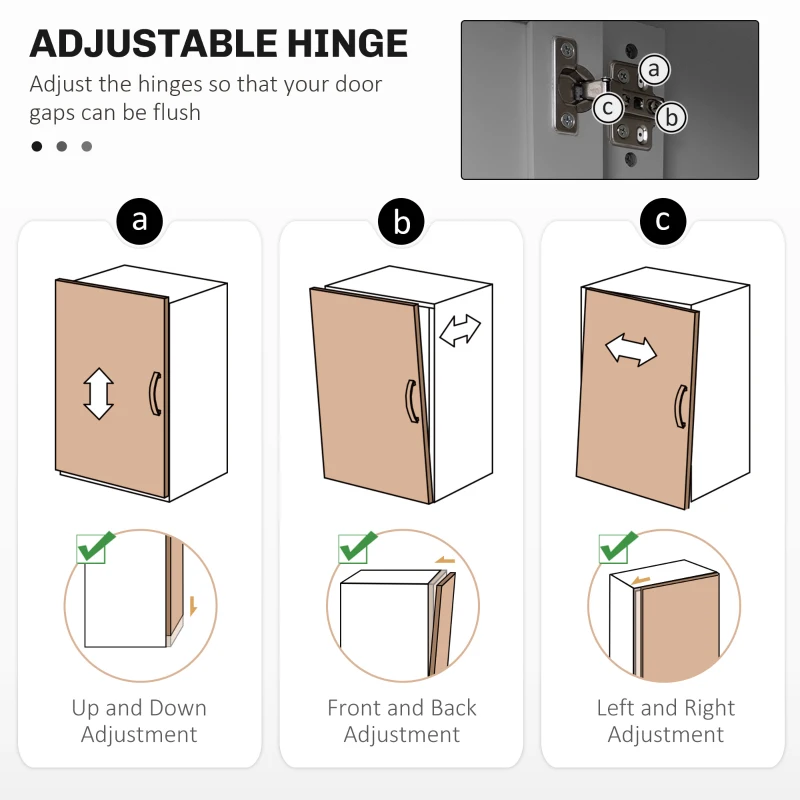 HOMCOM 71" Pantry Cabinet with Microwave Space, Buffet with Hutch, 2 Drawers, Adjustable Shelves and Glass Doors, Grey
