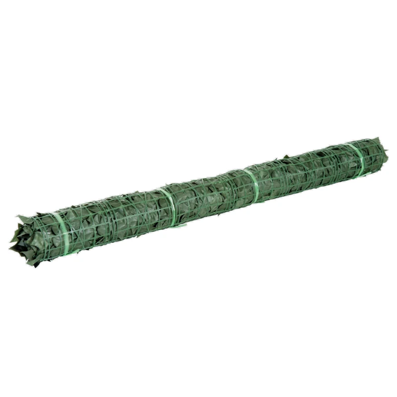 Outsunny Grass Wall Panels, 94.5" x 39" Artificial Grass Wall Decor,Greenery Backdrop Panels Wall for Outdoor, Indoor, Garden, Fence, Backyard, Dark Green