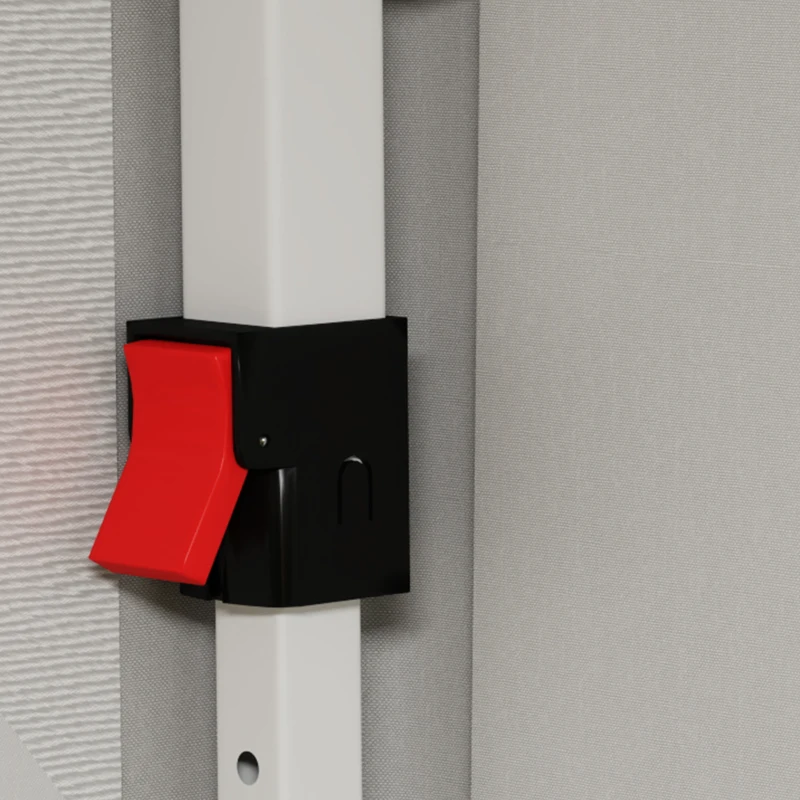 Outsunny 10' x 20' Pop Up Canopy Tent Outdoor Portable Easy Up Party Tent Garden Shade Shelter with Walls Carrying Bag, White