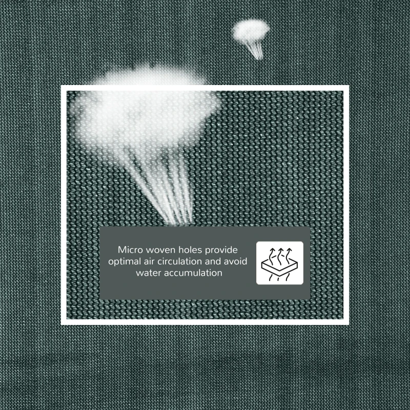 Outsunny 16' x 20' Sun Shade Sail Canopy Outdoor Shade Sail Cloth for Patio Deck Yard with D-Rings and Rope Included, Green