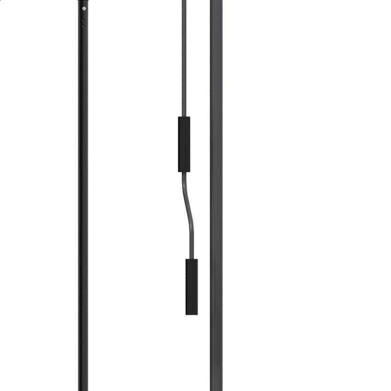 Outsunny 6.5' x 4' Manual Retractable Awning, Non-Screw Patio Awning, UV Resistant for Window or Door, Dark Gray