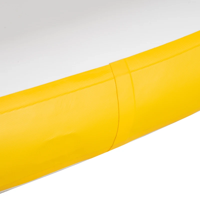 Outsunny Inflatable Paddle Board, Stand Up Paddle Board Adjustable Aluminum Paddle Non-Slip Deck Spray-painted Board, with ISUP Accessories & Carry Bag, 10'5'' x 30" x 6", Yellow