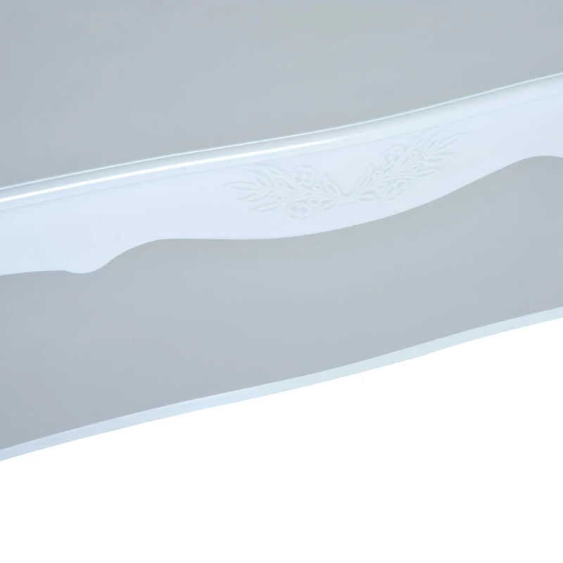 HomCom 37" 2-Tier Water Resistant Wooden Country Cottage Style Accent Coffee Table