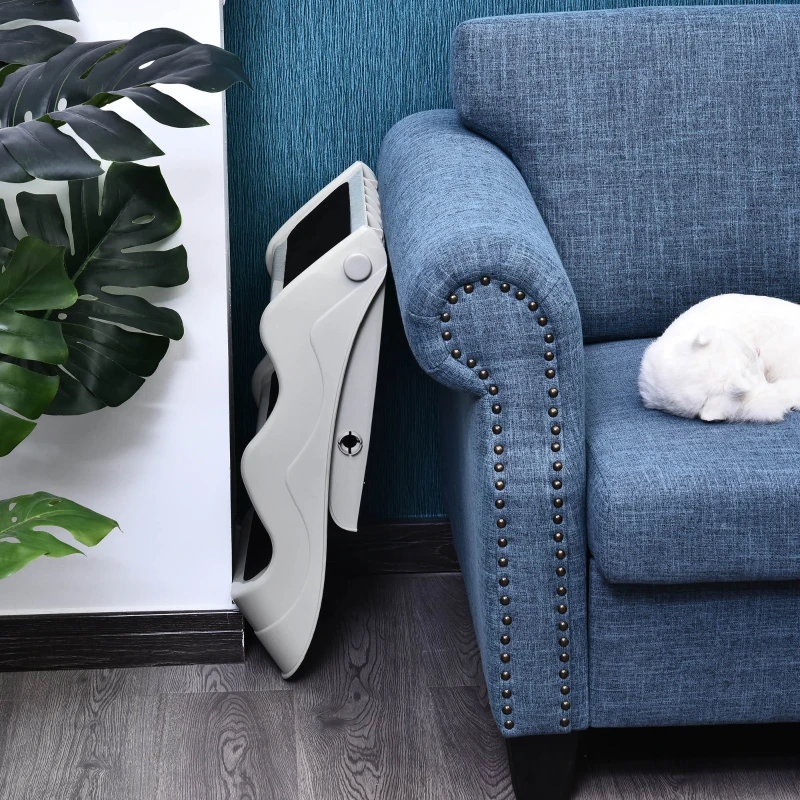 PawHut Pet Stairs Dogs and Cats Folding Ladder Puppy Portable 3 Steps Home Travel Using Cream