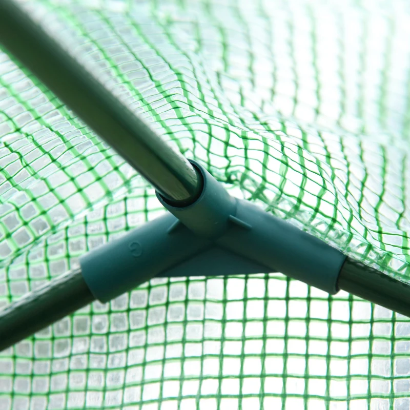 Outsunny 6 x 3.3 x 5.5ft Walk-in Garden Greenhouse with Door & Top Window, Portable Mini Greenhouse for Plants Flowers Herbs Tomatoes, Outdoor Hot House Growing Tent with Steel Frame & PE Cover