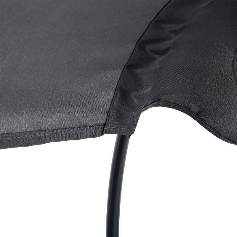 Outsunny 84A-052 Series 2-Seater Swing Canopy Replacement Top Cover, Gray