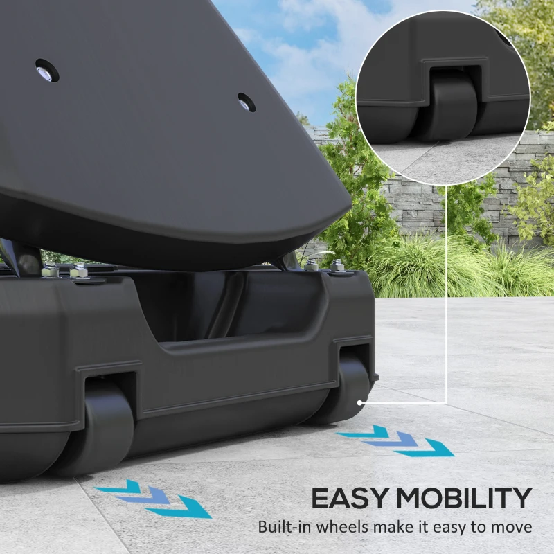 Soozier 5-10' Basketball Stand, Freestanding Basketball System with 44" Shatterproof Backboard, Rebound System and Wheels