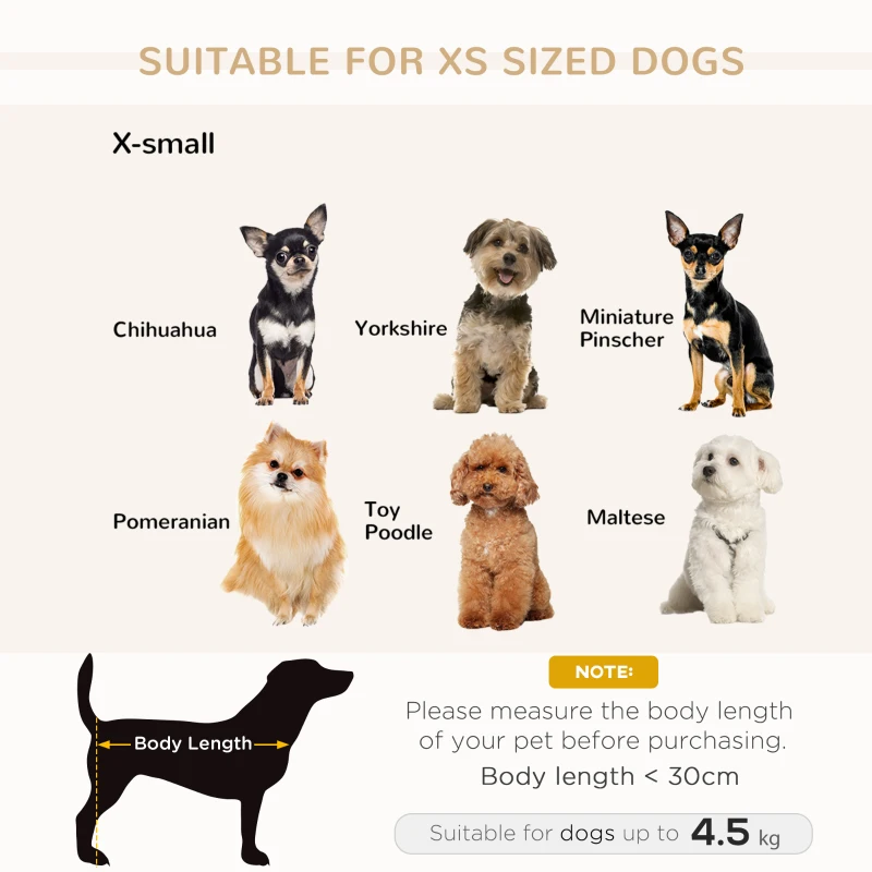 PawHut Pet Sofa Bed Dog Cat Cozy Puppy House Couch Furniture with Removable Cushion, Light Grey